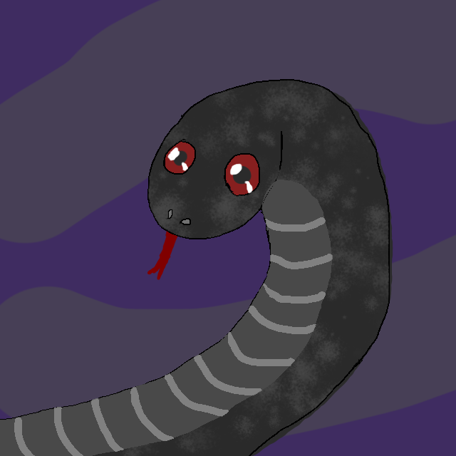 ヘビの腹筋 の絵を描いてみました お絵描きソフトでの描き方練習中