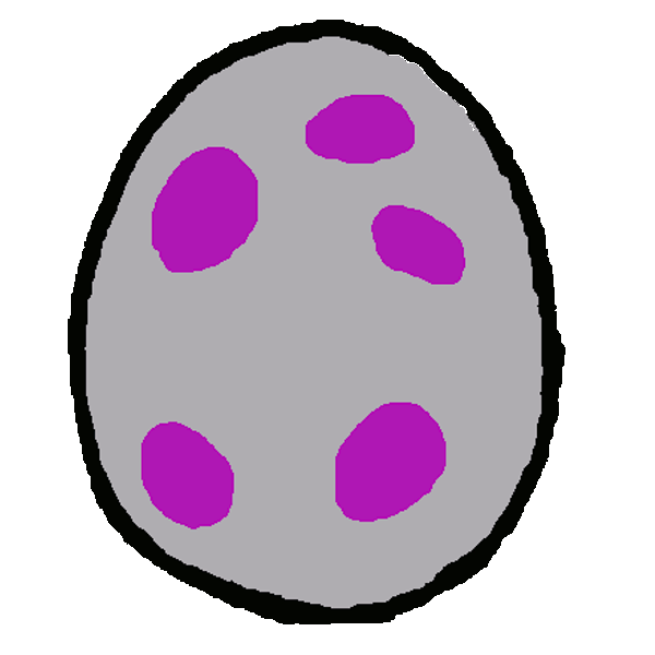 卵から生まれたものは お絵描きソフトでの描き方練習中